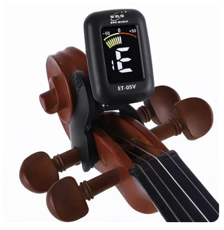Clip-on Digitale Tuner voor Viool en Altviool